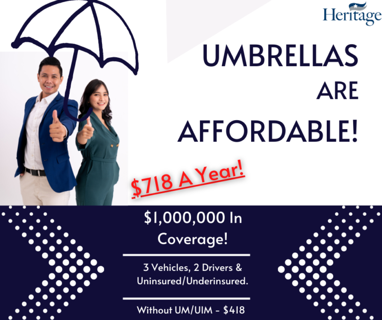 Umbrella Insurance Policy Heritage Advises